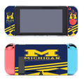 Michigan Wolverines Logo Blue Yellow Nintendo Switch Cover Case