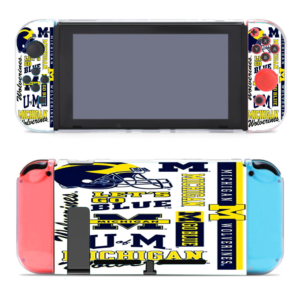 Michigan Wolverines Team Nintendo Switch Cover Case
