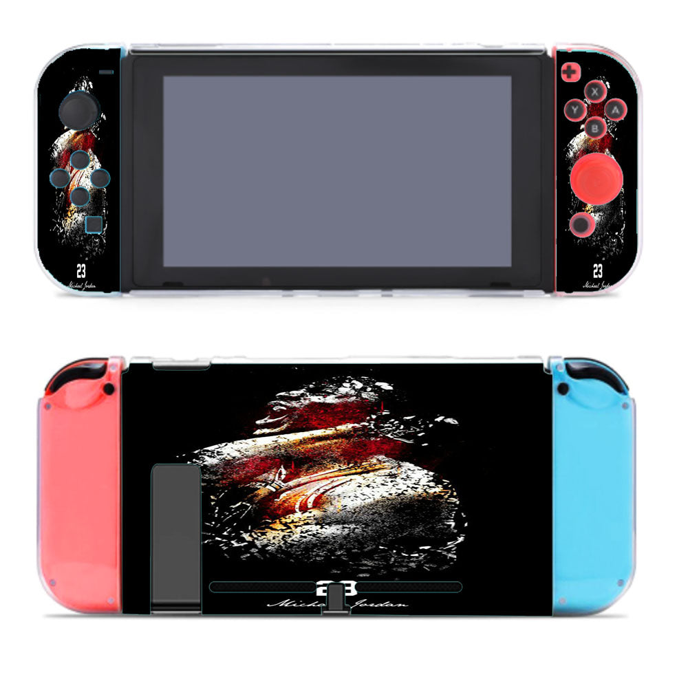 Mihael Jordan 23 Art Abstract Nintendo Switch Cover Case