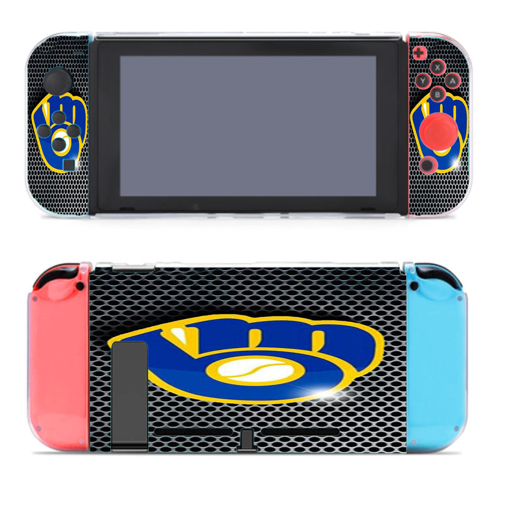 Milwaukee Brewers Light Nintendo Switch Cover Case