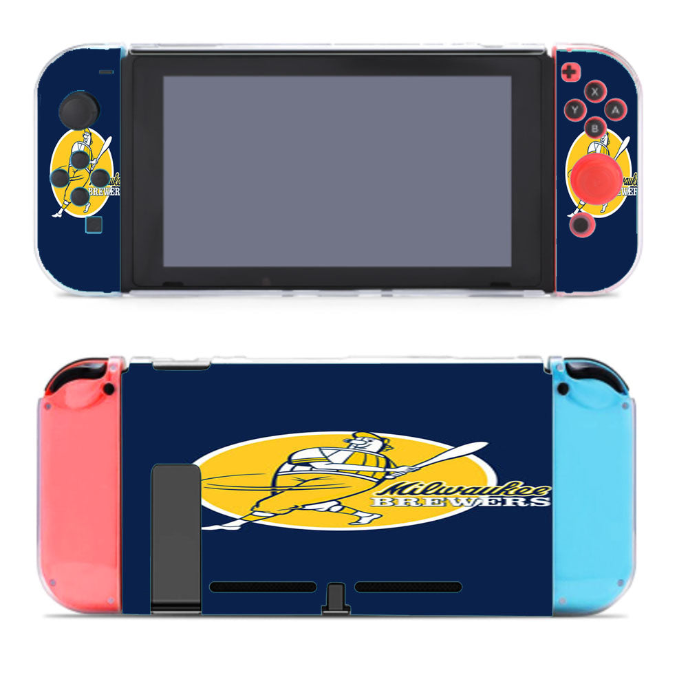 Milwaukee Brewers Player Cartoon Nintendo Switch Cover Case