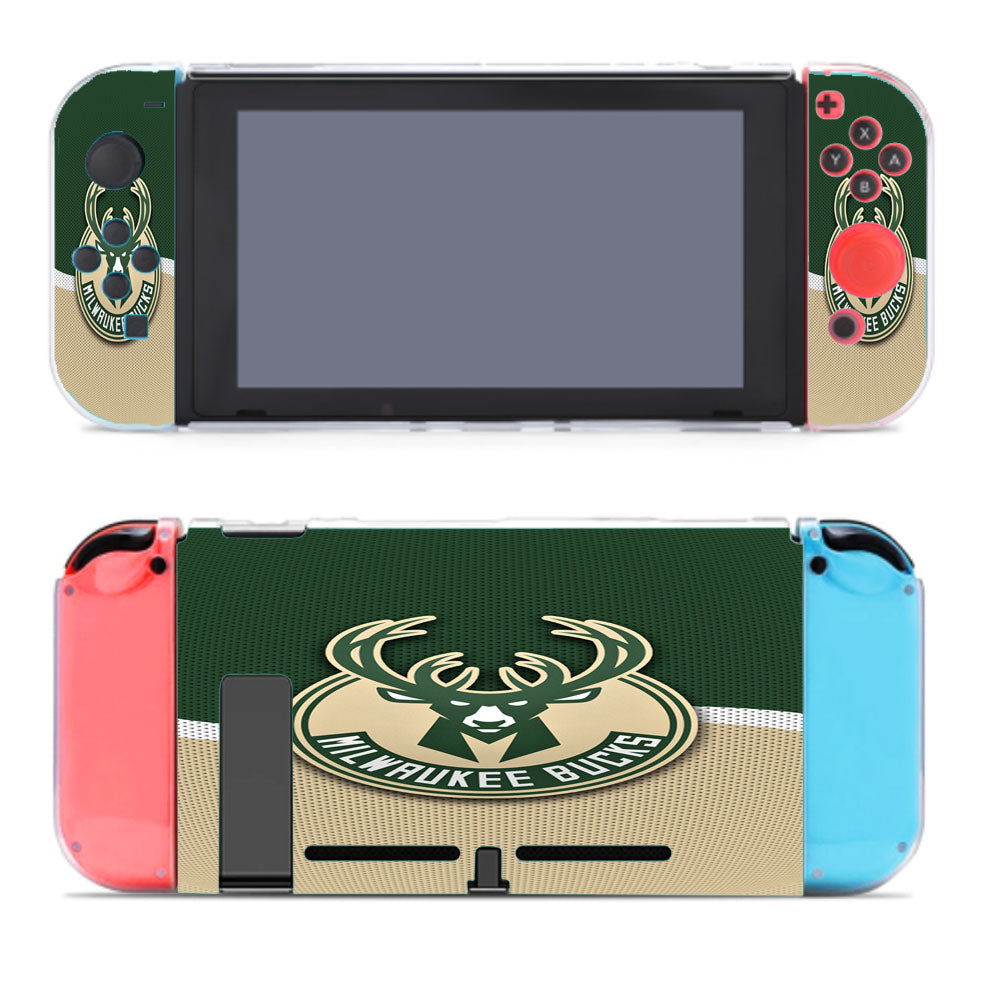 Milwaukee Bucks Basketball Team Logo Nintendo Switch Cover Case
