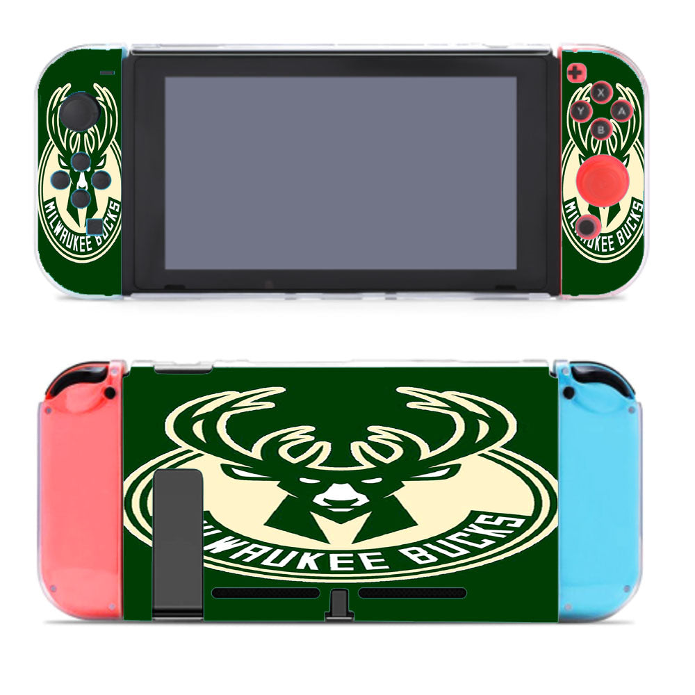 Milwaukee Bucks Green Nintendo Switch Cover Case