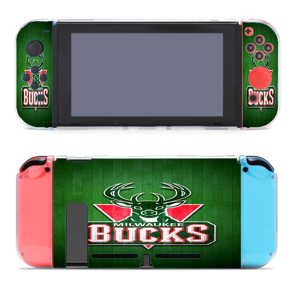 Milwaukee Bucks Hardwood Nintendo Switch Cover Case