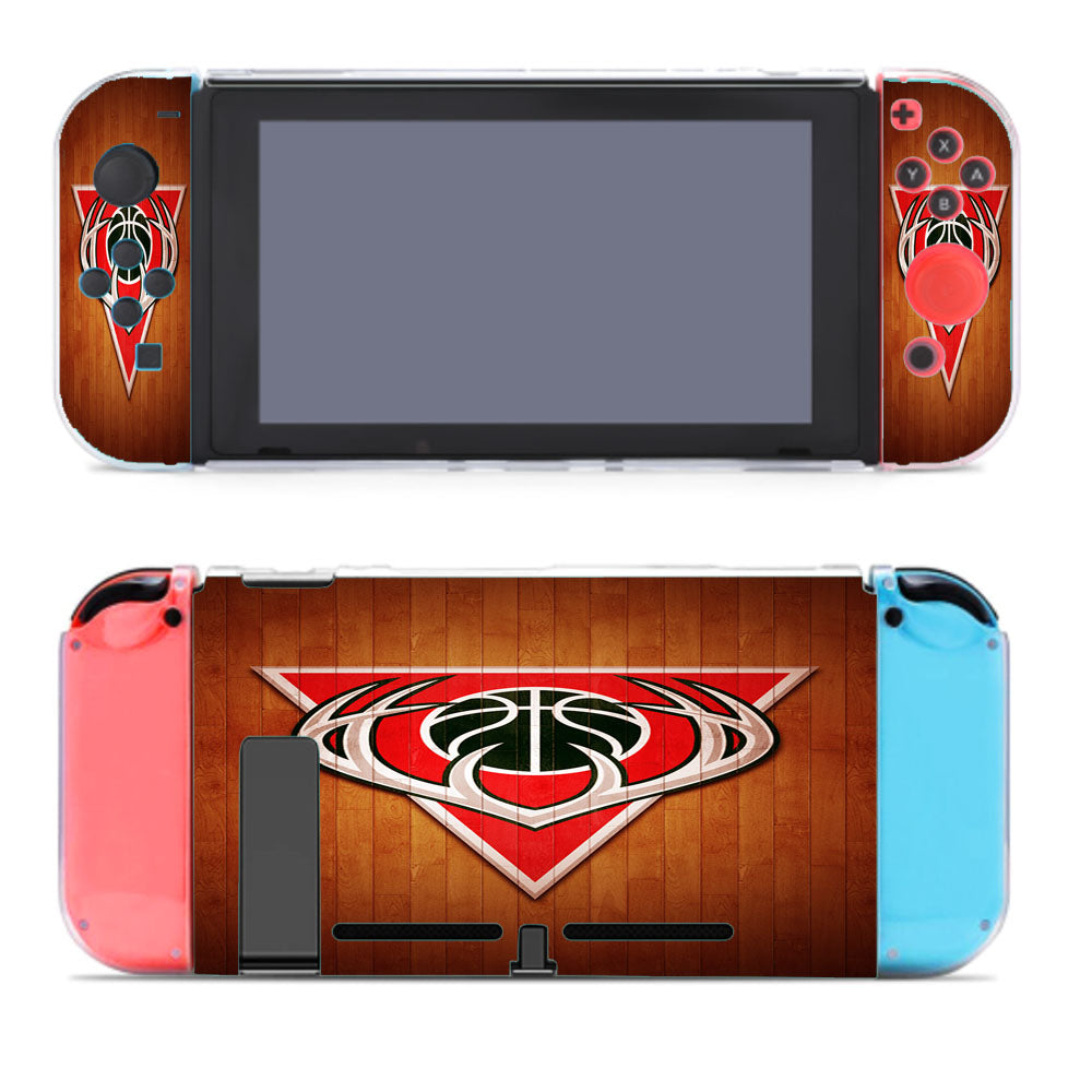 Milwaukee Bucks Hardwood 2 Nintendo Switch Cover Case