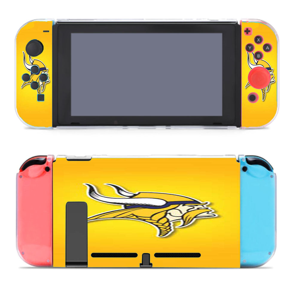 Minnesota Vikings Yellow Fade Nintendo Switch Cover Case