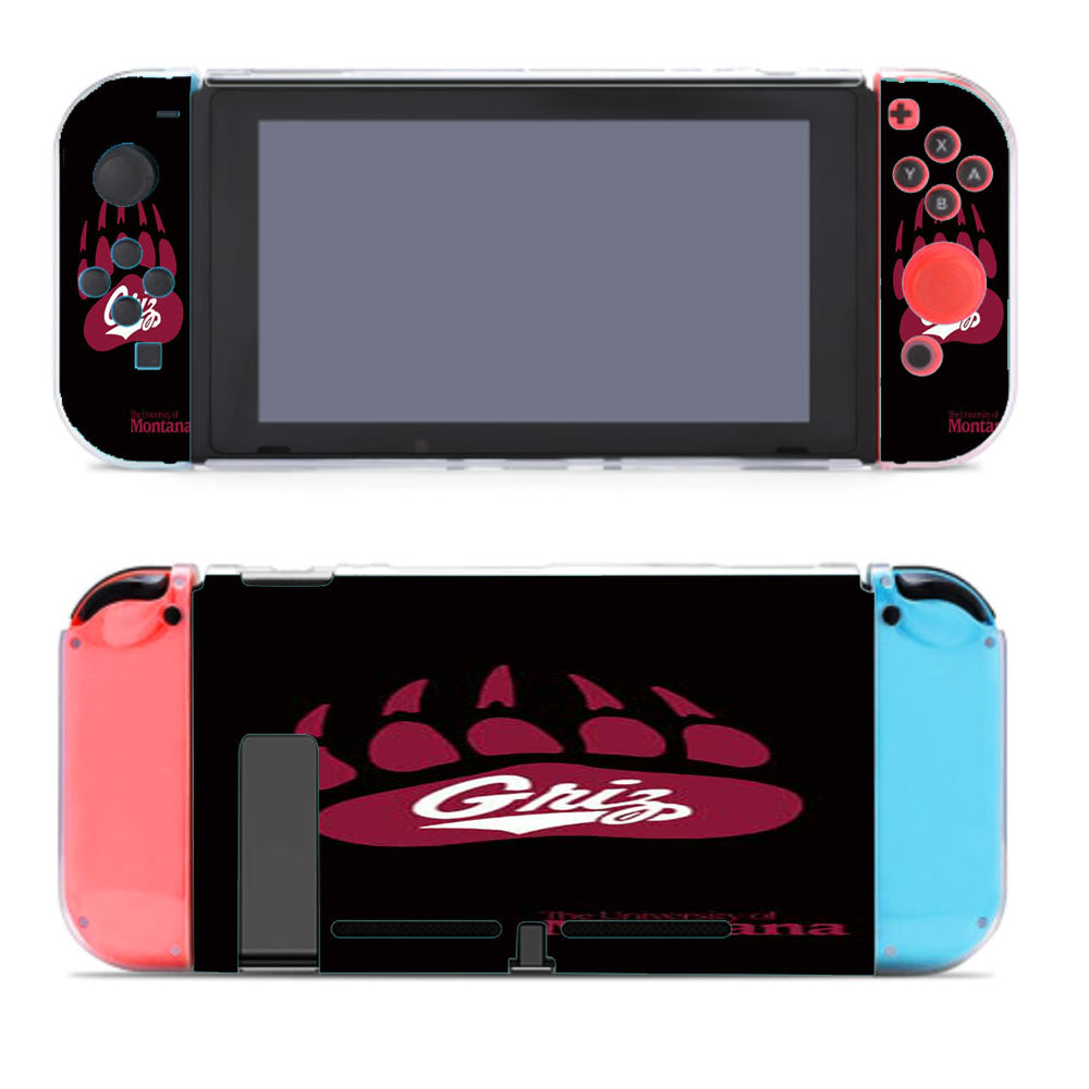 Montana Griz Logo On Blk Nintendo Switch Cover Case
