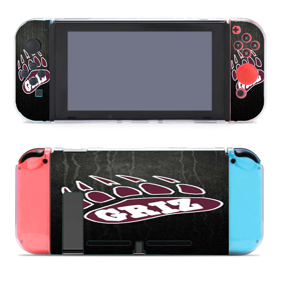 Montana Griz Logo On Texture Nintendo Switch Cover Case