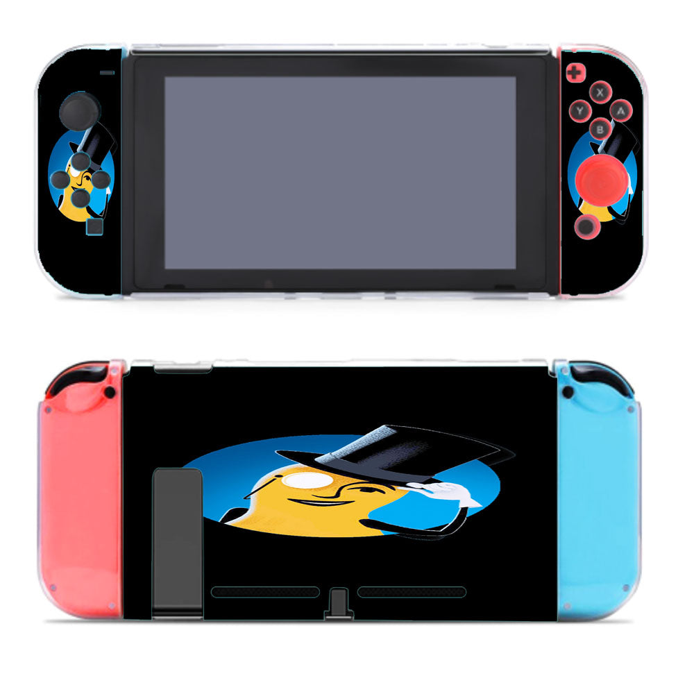 Mr Peanuts Cartoon On Black Nintendo Switch Cover Case