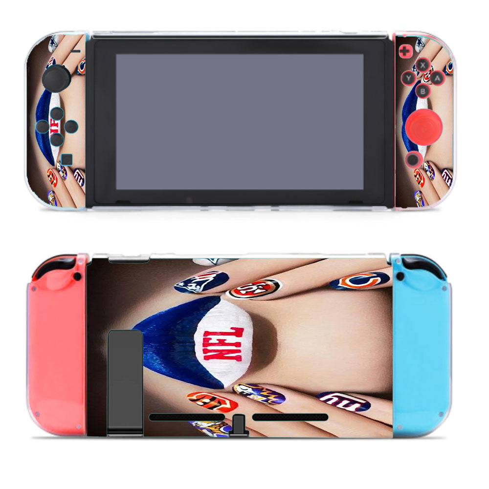 Nail Art Nfl Super Bowl Nintendo Switch Cover Case