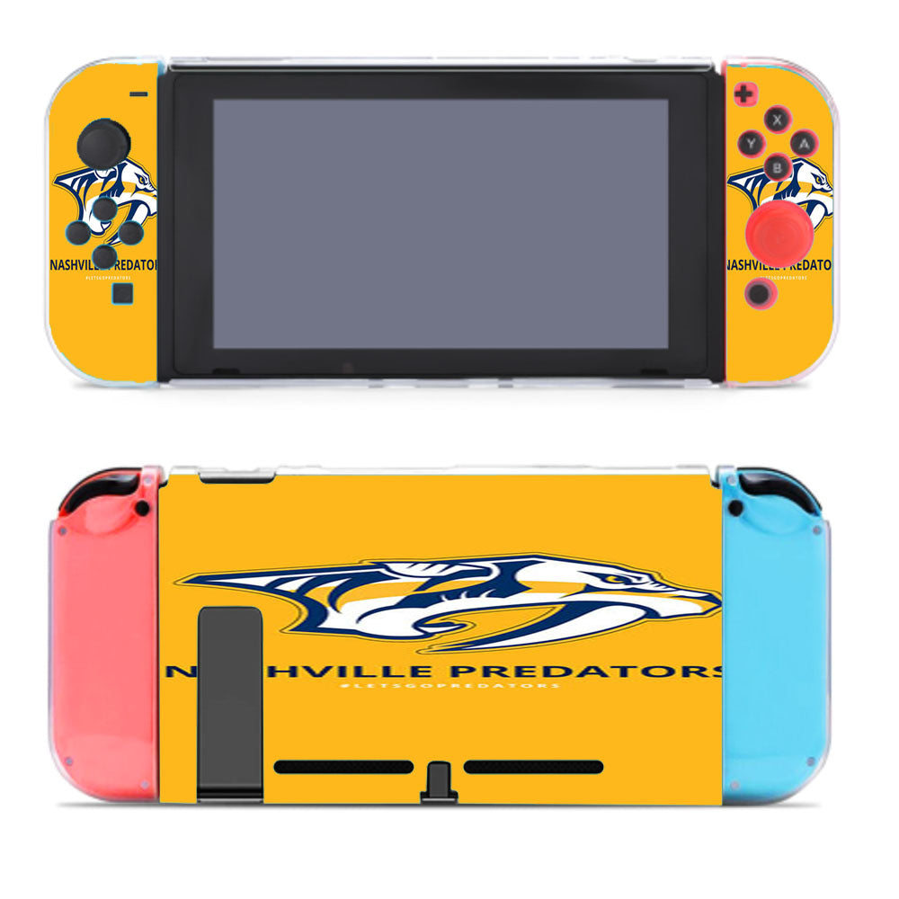 Nashville Predators Lets Go Preds Nintendo Switch Cover Case