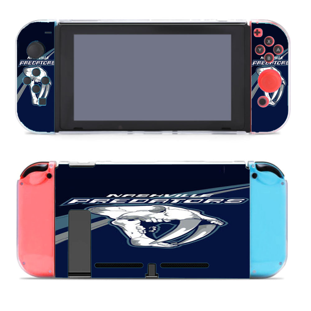Nashville Predators Skull Nintendo Switch Cover Case