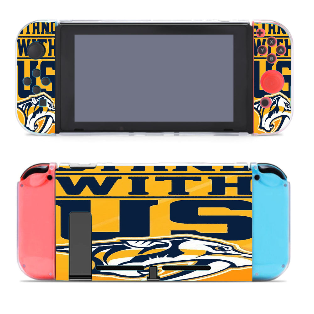 Nashville Predators Stand With Us Nintendo Switch Cover Case