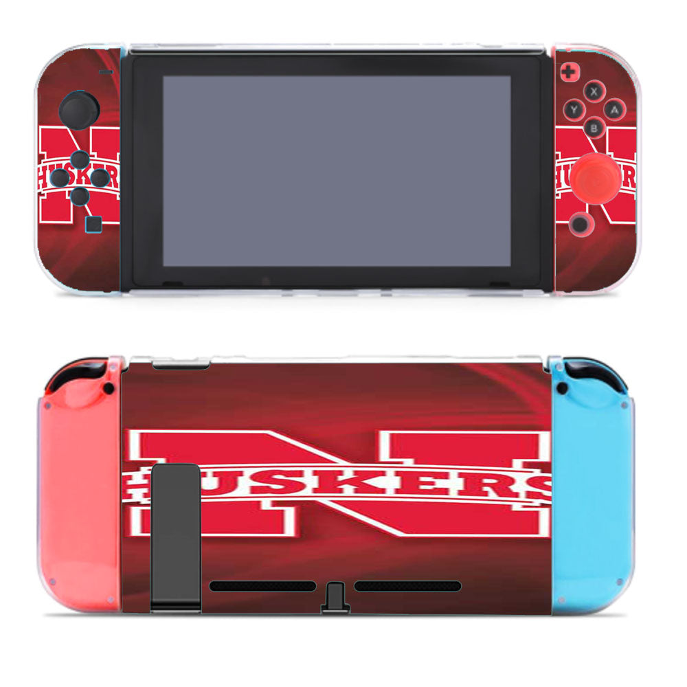 Nebraska Cornhuskers Red Swirls Nintendo Switch Cover Case
