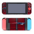 New England Patriots Carbon Fiber Logo Nintendo Switch Cover Case