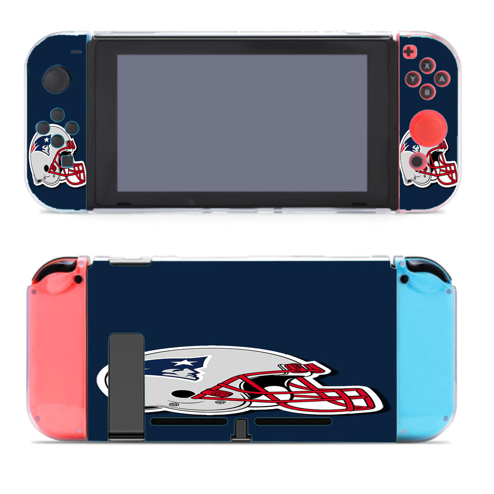 New England Patriots Football Helmet Painting Nintendo Switch Cover Case