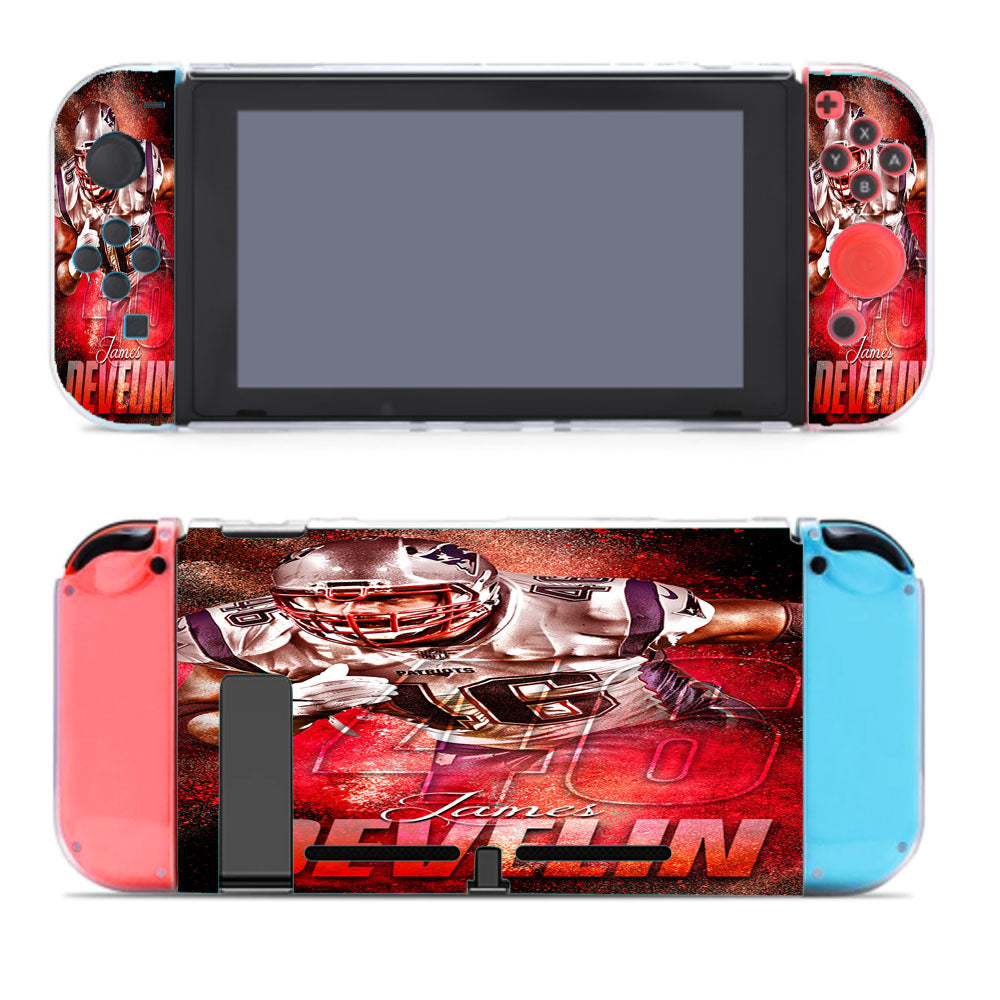 New England Patriots James Develin Nintendo Switch Cover Case