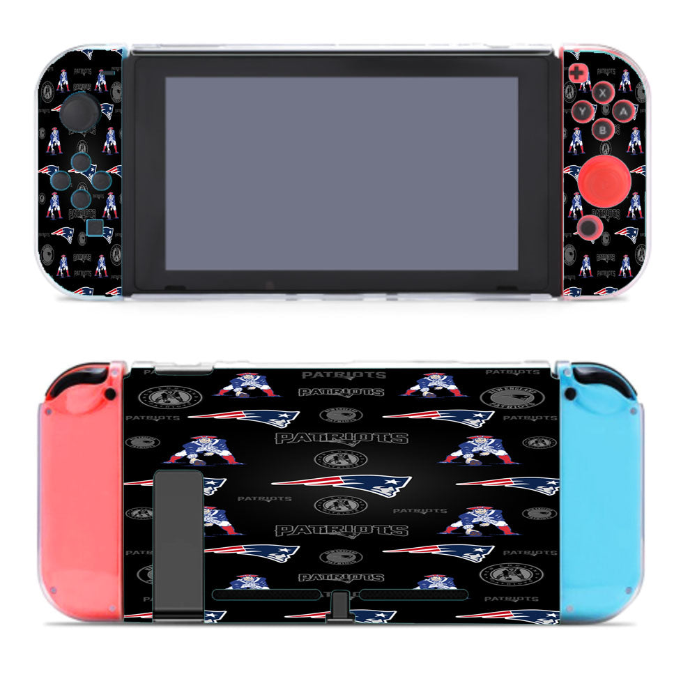New England Patriots Logo Pattern Nintendo Switch Cover Case