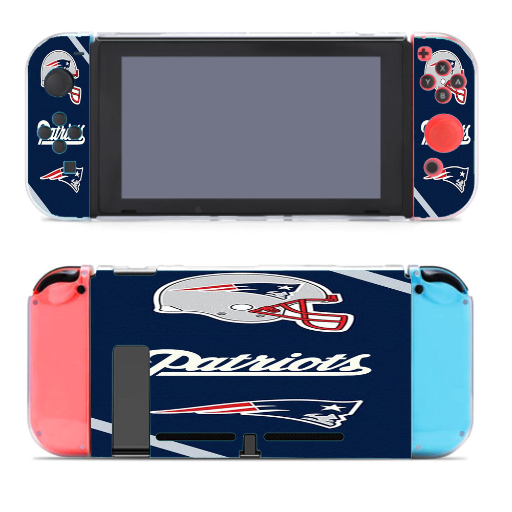 New England Patriots Wallpaper Nintendo Switch Cover Case