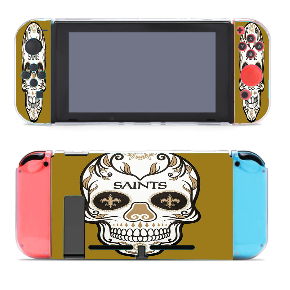 New Orleans Saints Skull Nintendo Switch Cover Case