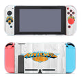 New York Knicks Nba Logo White Wood Wallpaper Nintendo Switch Cover Case