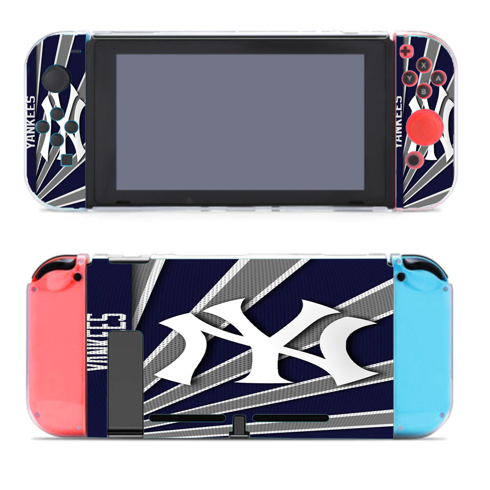 New York Yankees Classic Stripe Wallpaper Nintendo Switch Cover Case