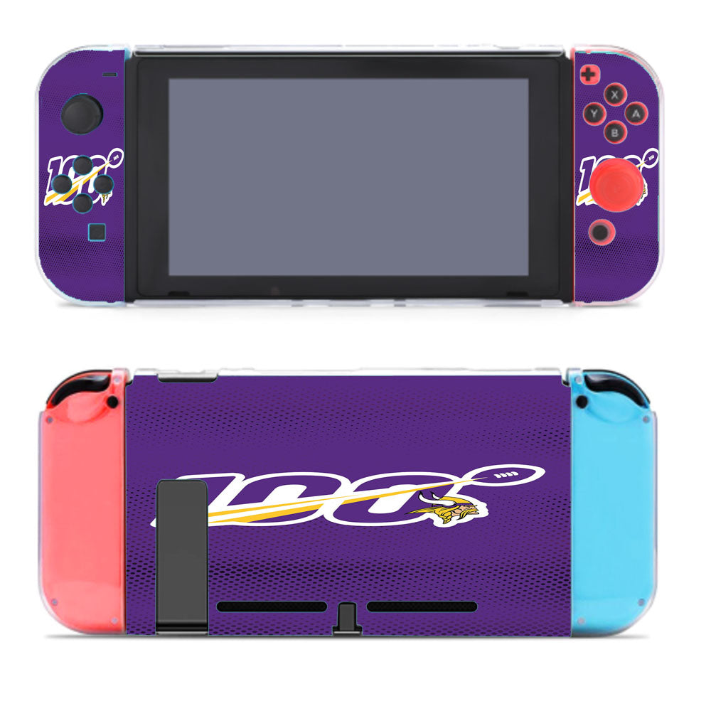 Nfl 100Th Minnesota Vikings Wallpapers Nintendo Switch Cover Case