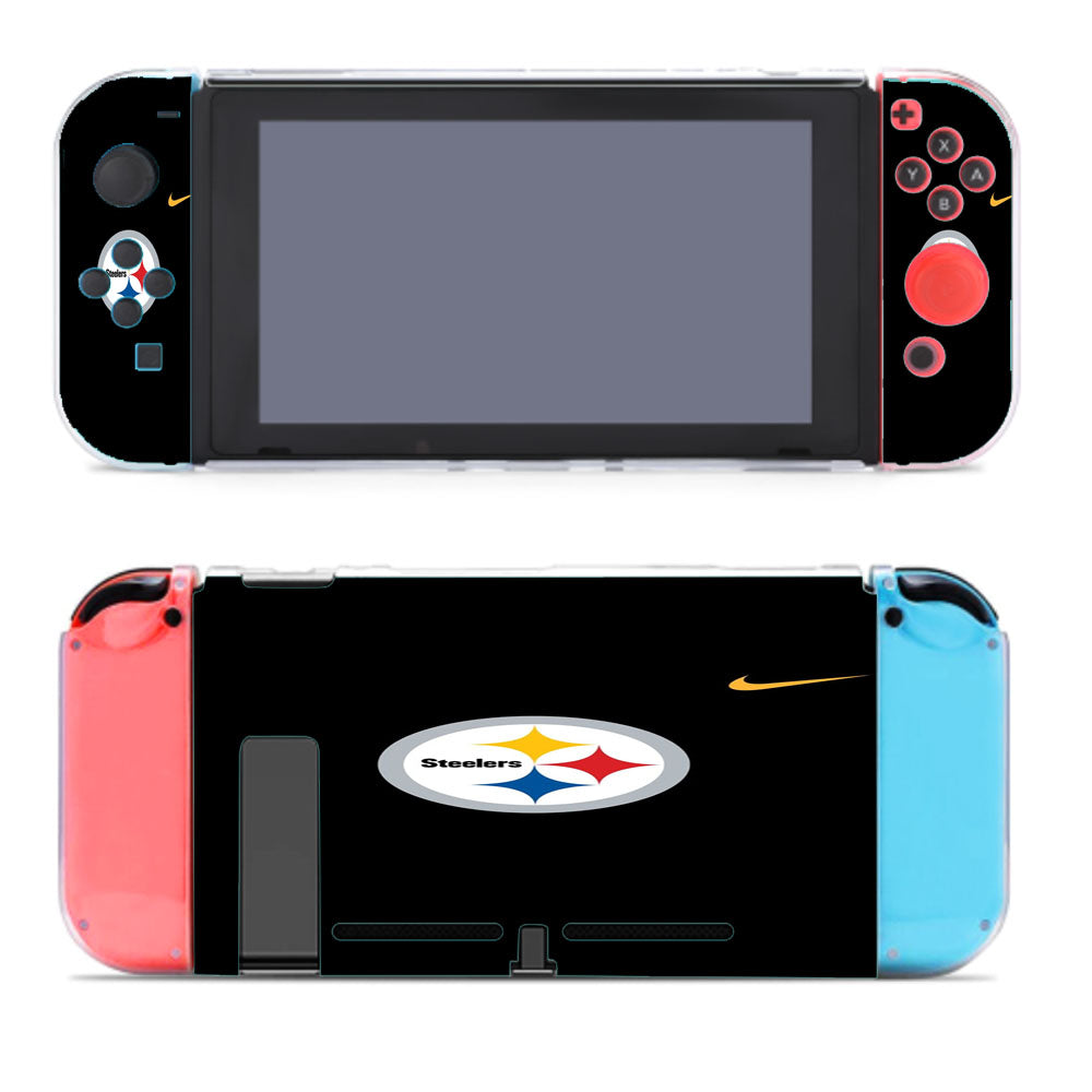 Nfl Pittsburgh Steelers Black Wallpapers Nintendo Switch Cover Case