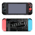 Nhl Hockey Logo Dark Wood Wallpaper Nintendo Switch Cover Case