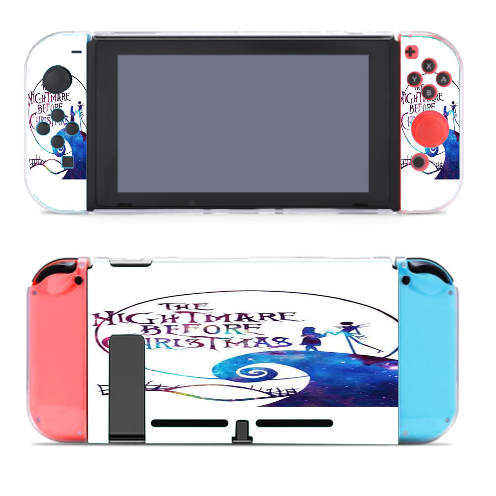 Nightmare Before Christmas Jack And Sally Galaxy Nintendo Switch Cover Case