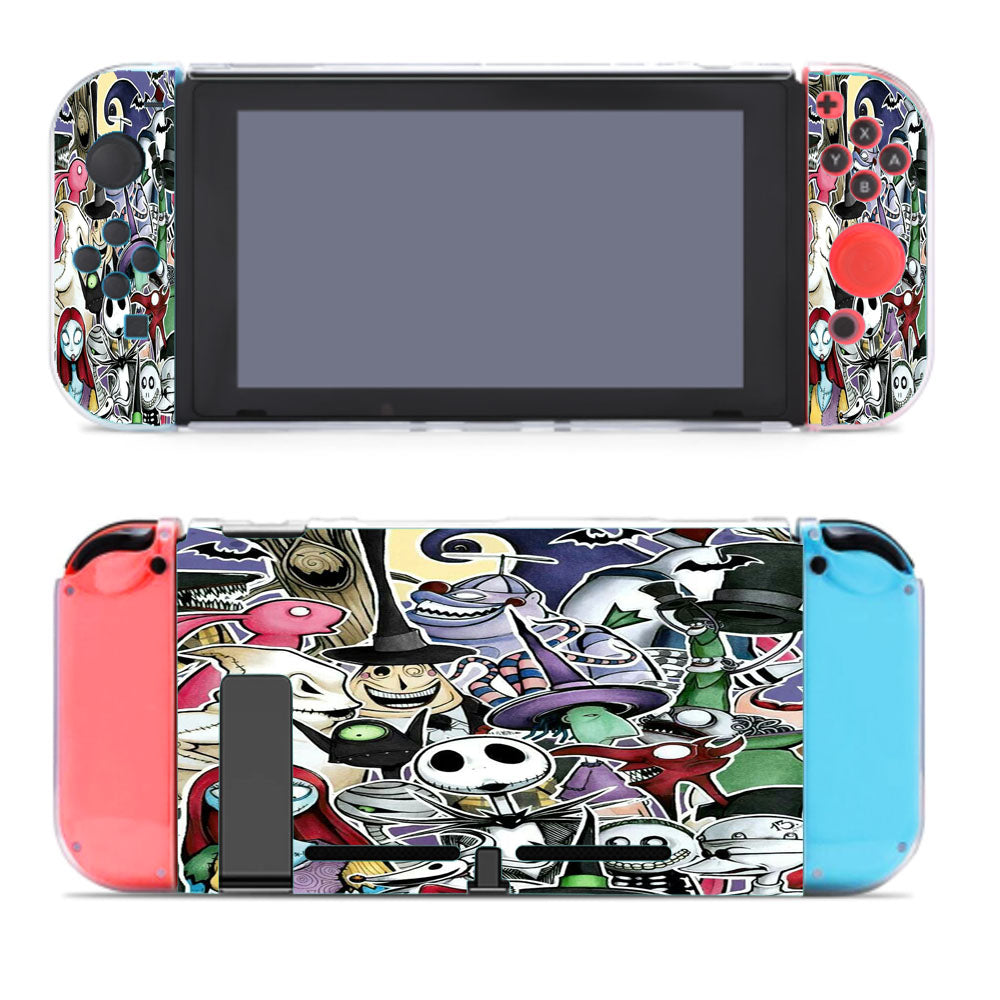 Nightmare Before Christmas Tim Burton All Characters Nintendo Switch Cover Case
