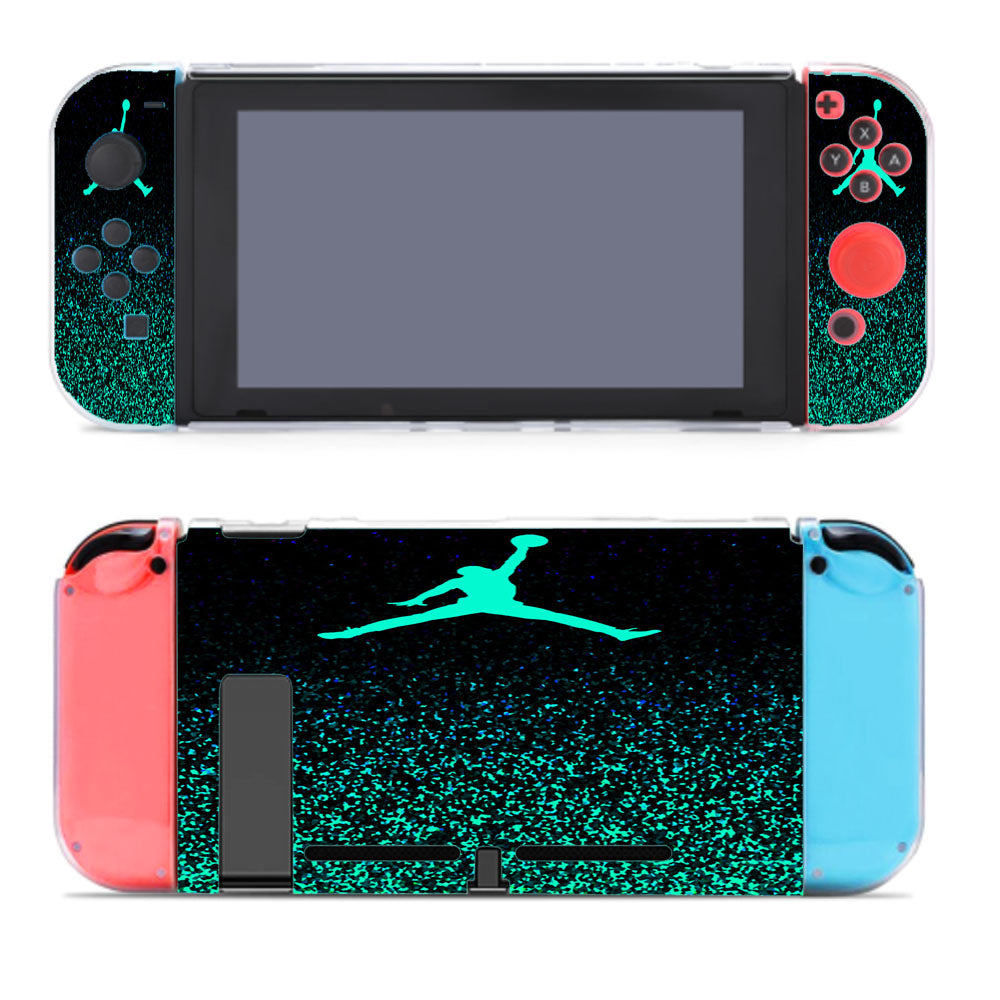 Nike Air Jordan Jump Mint Glitter Nintendo Switch Cover Case