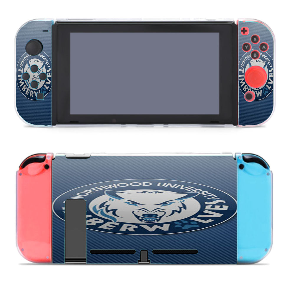 Northwood Timberwolves Logo Nintendo Switch Cover Case