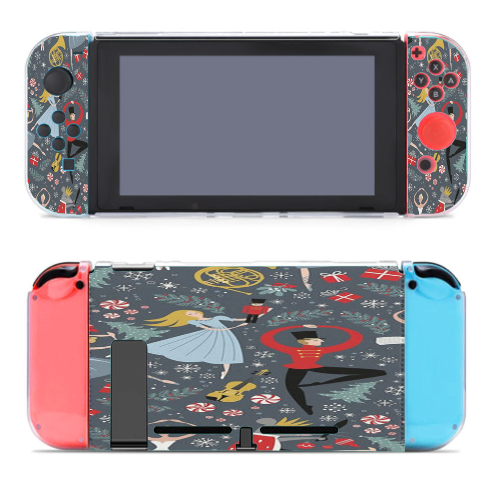 Nutcracker Ballet Pattern - Christmas Nintendo Switch Cover Case