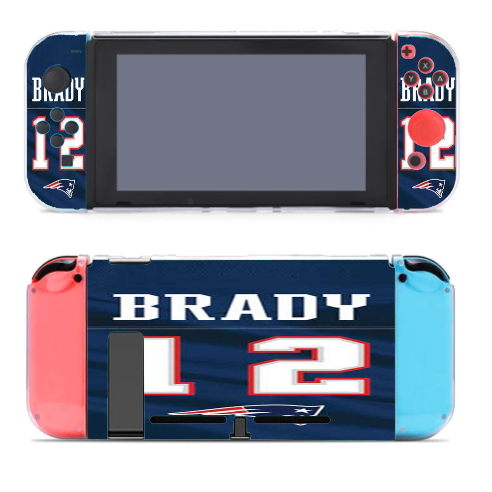 Ny Patriots Tom Brady Jersey Nintendo Switch Cover Case