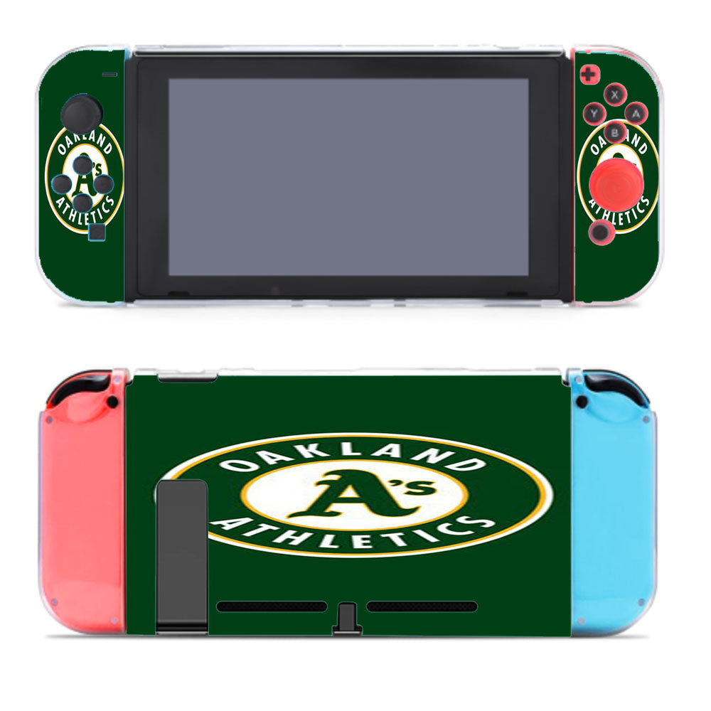 Oakland Athletics Green Nintendo Switch Cover Case