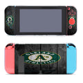 Oakland Athletics Logo Dark Wood Wallpaper Nintendo Switch Cover Case