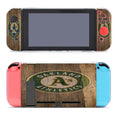 Oakland Athletics Logo Wood Nintendo Switch Cover Case