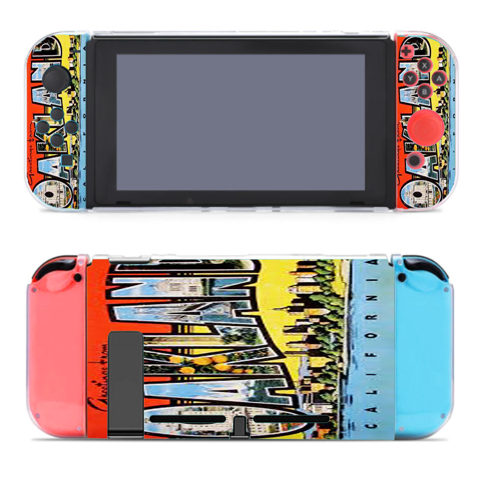 Oakland Postcard Nintendo Switch Cover Case