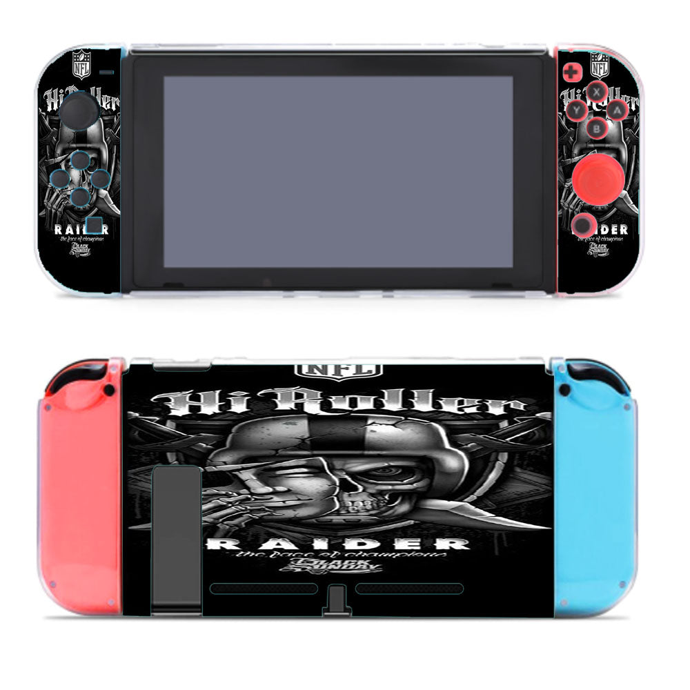 Oakland Raiders Black Sunday Nfl Nintendo Switch Cover Case