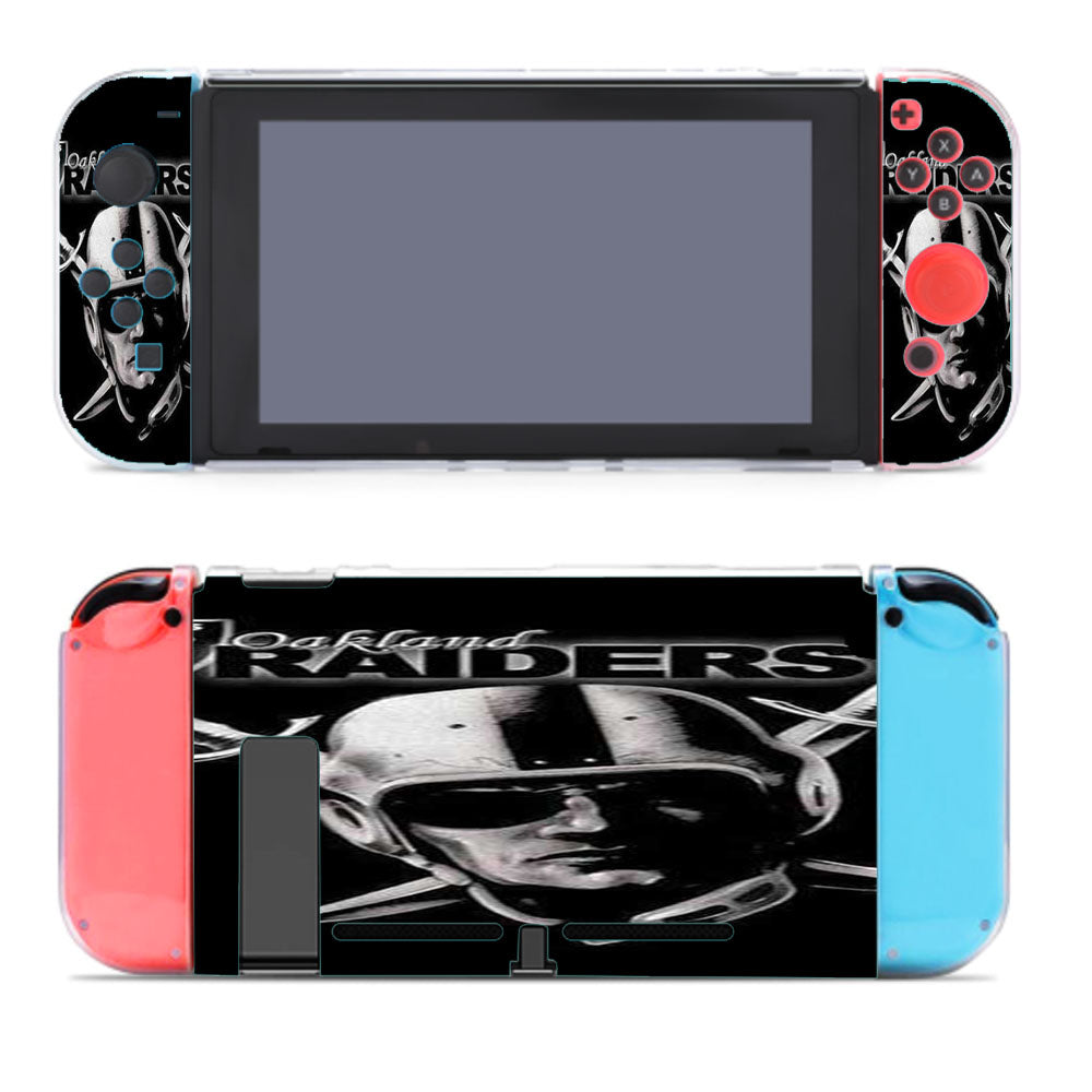 Oakland Raiders Face Nintendo Switch Cover Case