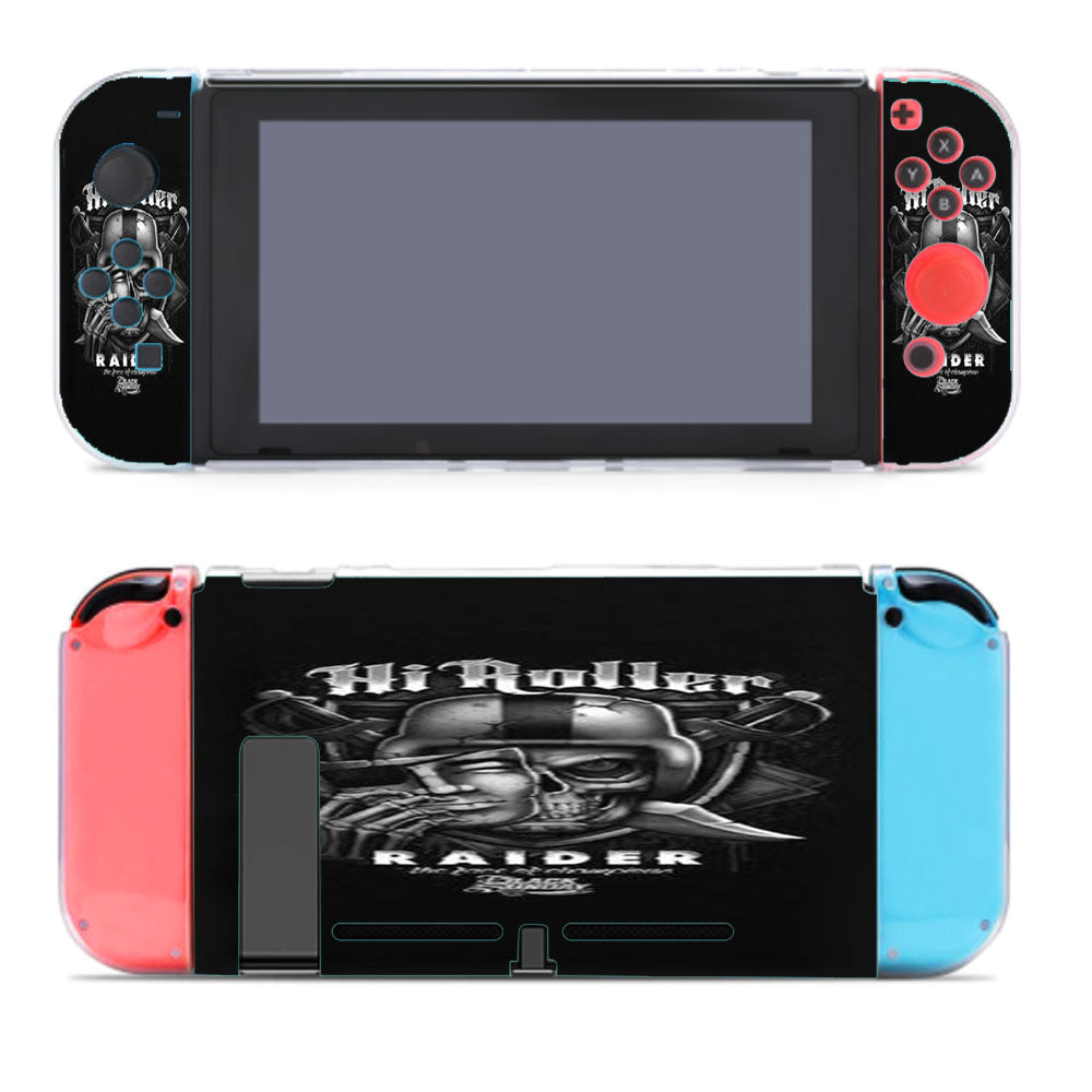 Oakland Raiders Face Of Champions Nintendo Switch Cover Case