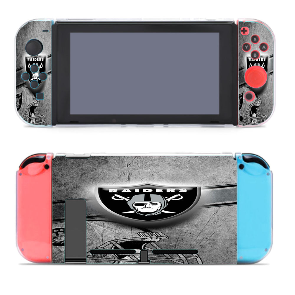 Oakland Raiders Logo 2 Nintendo Switch Cover Case