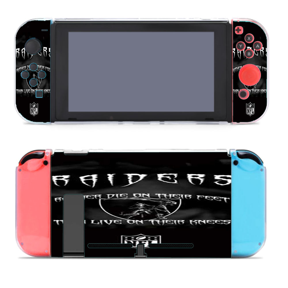 Oakland Raiders Rather Die Nintendo Switch Cover Case