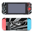 Oakland Raiders Stripe Wallpaper Nintendo Switch Cover Case
