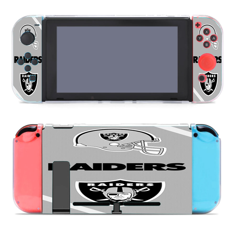 Oakland Raiders Wallpaper Nintendo Switch Cover Case