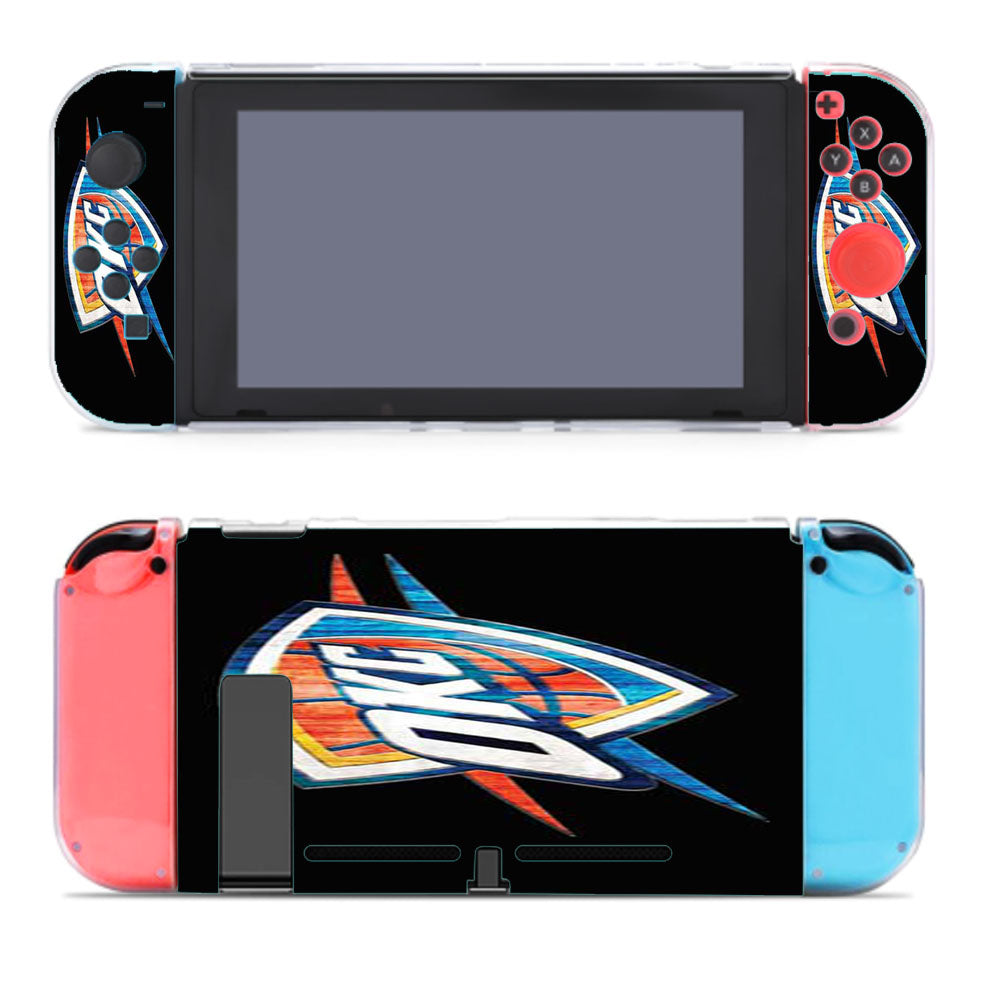 Okc Thunder Logo Shield Nintendo Switch Cover Case