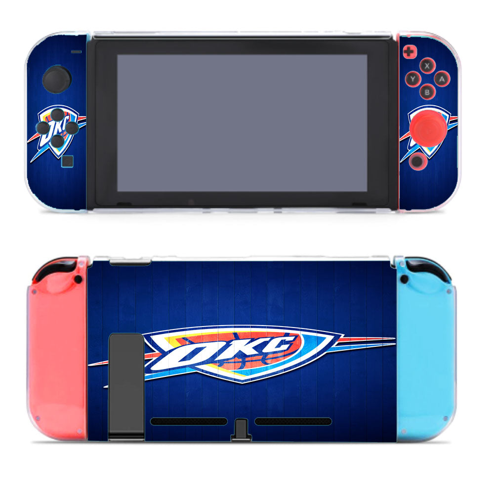 Oklahoma City Thunder Hardwood Nintendo Switch Cover Case