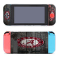 Old Alabama Crimson Tide Nfl Logo Dark Wood Wallpaper Nintendo Switch Cover Case