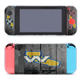 Old Golden State Warriors Logo Dark Wood Wallpaper Nintendo Switch Cover Case